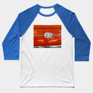 Fiat 500, Restored classic Italian Car, hood badge Baseball T-Shirt